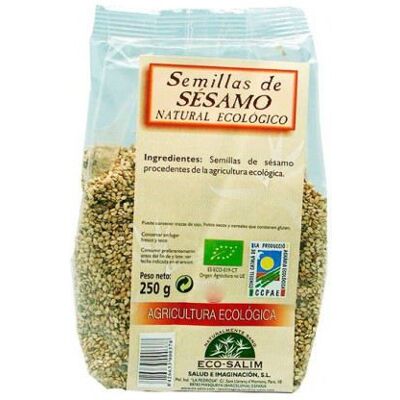 Eco-Salim Bio natürliches Sesam 250 g - Sesame Eco-Salim Bio natürliches Sesam 250 g - Sesame