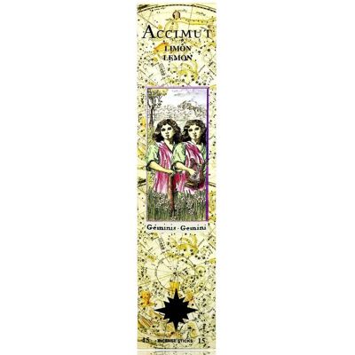 Radhe Shyam Räucherstäbchen Accimut Geminis Lemon 15 Einheiten Radhe Shyam Räucherstäbchen Accimut Geminis Lemon 15 Einheiten