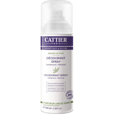 Cattier Deodorant Spray Brume Active 100 ml Cattier Deodorant Spray Brume Active 100 ml