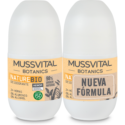 Mussvital Botanics Nature Deodorant 75 ml X2 Mussvital Botanics Nature Deodorant 75 ml X2