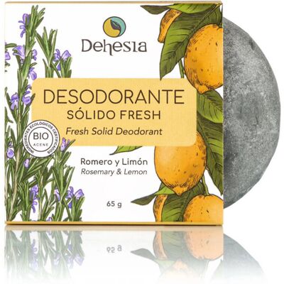 Dehesia Frisches, festes Deodorant mit Rosmarin und Zitrone, 65 g Dehesia Frisches, festes Deodorant mit Rosmarin und Zitrone, 65 g