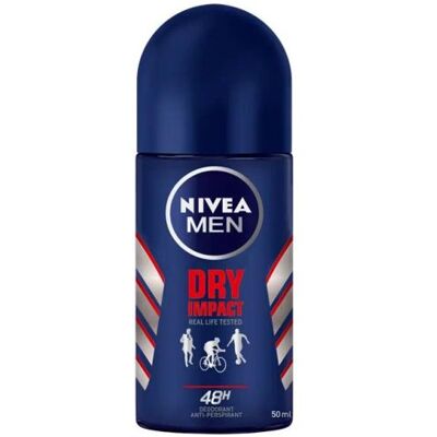 Nivea Men Dry Impact Deo Roll-On 50 ml 50 ml Nivea Men Dry Impact Deo Roll-On 50 ml 50 ml