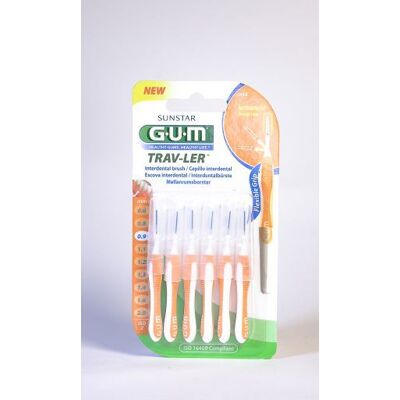 Sunstar Gum Interdentalbürste 0,9 mm Trav-ler 6 uds 12 gr Sunstar Gum Interdentalbürste 0,9 mm Trav-ler 6 uds 12 gr