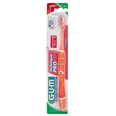 Sunstar Gum Technique Pro Kompakte weiche Zahnbürste Sunstar Gum Technique Pro Kompakte weiche Zahnbürste