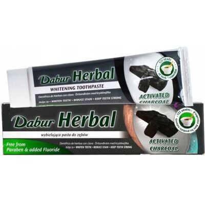 Dabur Ayurvedische Zahnpasta auf Kohlebasis 100 ml Dabur Ayurvedische Zahnpasta auf Kohlebasis 100 ml