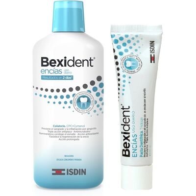 Isdin Bexident Zahncreme und Mundspülung Set Isdin Bexident Zahncreme und Mundspülung Set