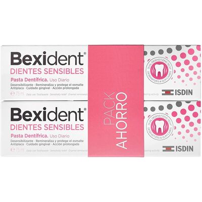 Isdin Bexident Sensitive Zähne Zahnpasta - 2 x 75ml Isdin Bexident Sensitive Zähne Zahnpasta - 2 x 75ml