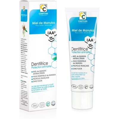 Comptoirs & Compagnies Antiplaque-Zahnpasta mit Manuka-Honig 75 ml Comptoirs & Compagnies Antiplaque-Zahnpasta mit Manuka-Honig 75 ml