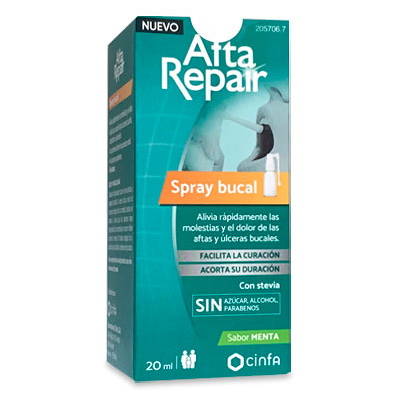 CINFA Afta Repair Spray Menthol 20ml - Mundspray CINFA Afta Repair Spray Menthol 20ml - Mundspray
