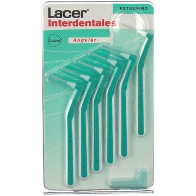 Lacer Extrafeine, eckige, zylindrische Interdentalbürste 10 Einheiten Lacer Extrafeine, eckige, zylindrische Interdentalbürste 10 Einheiten