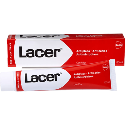 Lacer Fluorid-Zahnpasta gegen Karies 125 ml Lacer Fluorid-Zahnpasta gegen Karies 125 ml