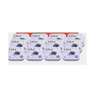 Lolo Bio Feste Zahnpasta + Zahnkugeln Spülung 30U Traube 12 Dosen Lolo Bio Feste Zahnpasta + Zahnkugeln Spülung 30U Traube 12 Dosen