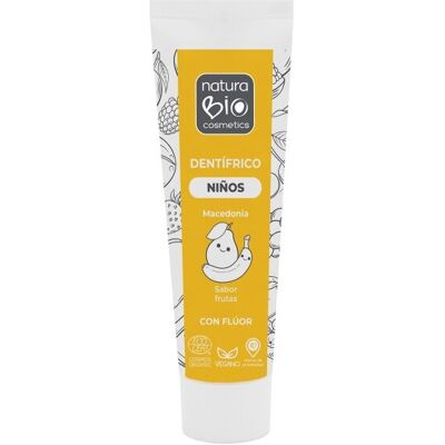 NaturaBIO Cosmetics Dent Kinder-Mazedonien mit Fluorid 75 ml NaturaBIO Cosmetics Dent Kinder-Mazedonien mit Fluorid 75 ml
