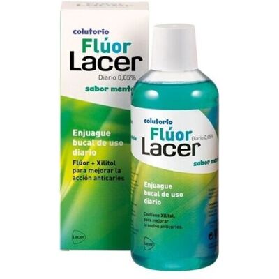 Lacer Minz Fluor Mundwasser - Mundpflege für Kinder Lacer Minz Fluor Mundwasser - Mundpflege für Kinder