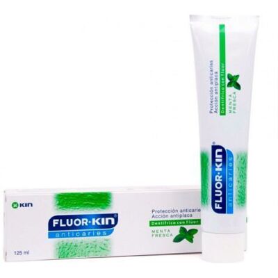 Kin Fluor Minz Zahnpasta - Kariesprophylaxe - 125ml Kin Fluor Minz Zahnpasta - Kariesprophylaxe - 125ml