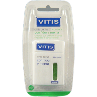 Vitis Zahnband mit Fluor und Minze 50 + 5 Meter Vitis Zahnband mit Fluor und Minze 50 + 5 Meter