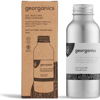 Georganics Mundwasser mit Aktivkohleöl 100 ml Georganics Mundwasser mit Aktivkohleöl 100 ml