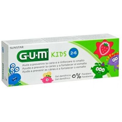 Gum Kids Monster Fluorid Zahnpasta - Kinderfreundliche Formel Gum Kids Monster Fluorid Zahnpasta - Kinderfreundliche Formel