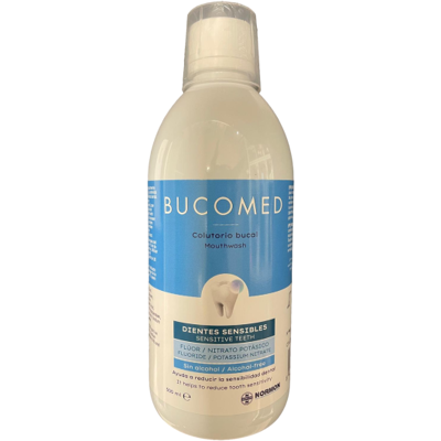 Normon Bucomed Mundspülung für empfindliche Zähne, 500 ml Normon Bucomed Mundspülung für empfindliche Zähne, 500 ml