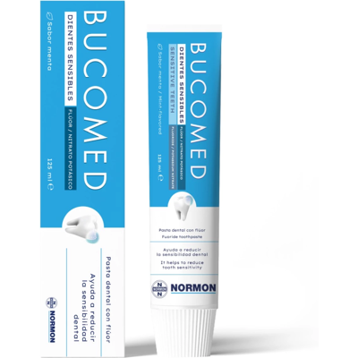 Normon Bucomed Zahnpasta für empfindliche Zähne, 125 ml Normon Bucomed Zahnpasta für empfindliche Zähne, 125 ml