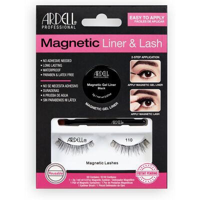 Ardell Marke Model #110 Magnetische Wimpern & Gel Eyeliner-Set Ardell Marke Model #110 Magnetische Wimpern & Gel Eyeliner-Set