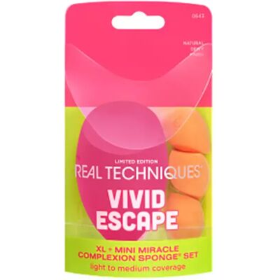 Real Techniques Vivid Escape XL + Mini Miracle Complexion Sponge Real Techniques Vivid Escape XL + Mini Miracle Complexion Sponge