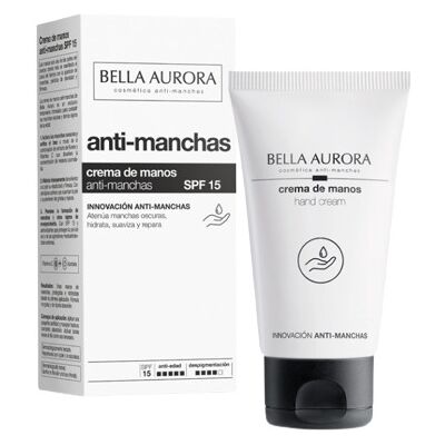 Bella Aurora Anti-Flecken- und Anti-Aging-Handcreme LSF 15 75 ml Bella Aurora Anti-Flecken- und Anti-Aging-Handcreme LSF 15 75 ml