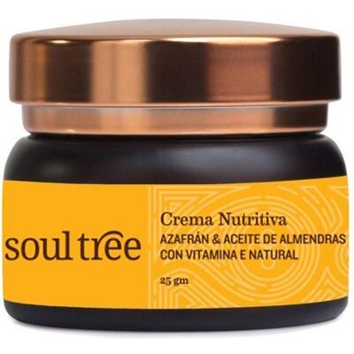 Soultree Nährende Gesichtscreme mit Safran: normale und trockene Soultree Nährende Gesichtscreme mit Safran: normale und trockene