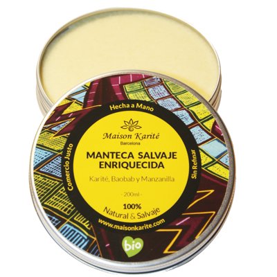 Maison Karité Bio-Wildsheabutter in Aluminiumdose, 100 ml 200 ml Maison Karité Bio-Wildsheabutter in Aluminiumdose, 100 ml 200 ml