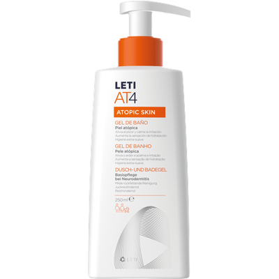 Leti AT4 Badegel für atopische Haut 250 ml Leti AT4 Badegel für atopische Haut 250 ml