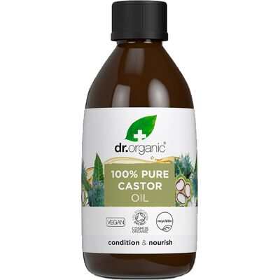 Dr. Organic Rizinusöl - 250ml - Bio, Rein, Vielseitig Dr. Organic Rizinusöl - 250ml - Bio, Rein, Vielseitig