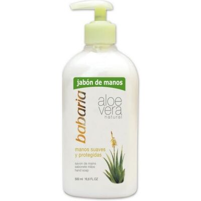 Babaria Aloe Vera Flüssige Handseife - Unisex - 500 ml Babaria Aloe Vera Flüssige Handseife - Unisex - 500 ml