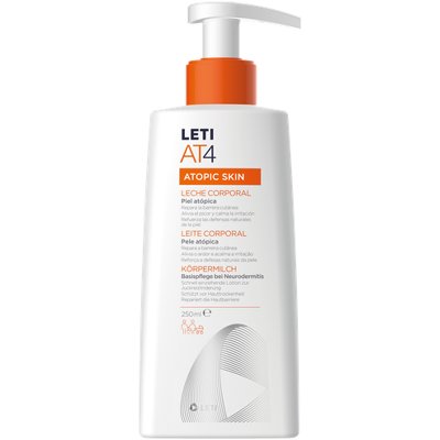 Leti at4 Körpermilch 250ml - Feuchtigkeitsspendend für empfindliche Haut Leti at4 Körpermilch 250ml - Feuchtigkeitsspendend für empfindliche Haut