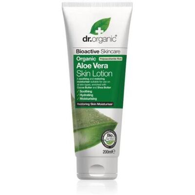 Dr Organic Aloe Vera Körperlotion - Pflegt & Beruhigt Trockene Haut Dr Organic Aloe Vera Körperlotion - Pflegt & Beruhigt Trockene Haut