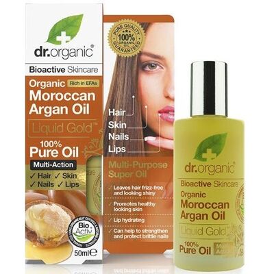 Dr. Organic Reines marokkanisches Arganöl 50 ml 50 ml Dr. Organic Reines marokkanisches Arganöl 50 ml 50 ml