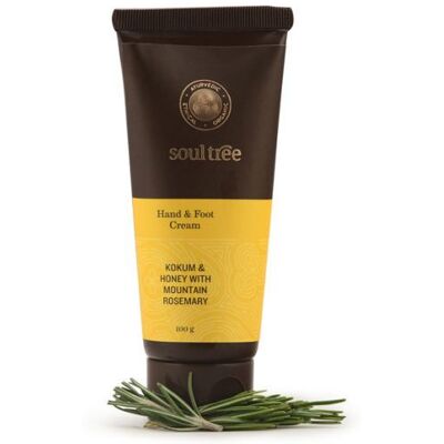 Soultree Hand- und Fußcreme mit Kokum, Honig und Rosmarin - Hand- und Fußcreme Soultree Hand- und Fußcreme mit Kokum, Honig und Rosmarin - Hand- und Fußcreme