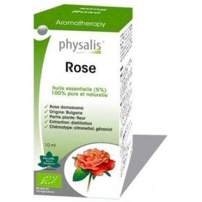 Physalis Organic Rose Essential Oil 5% 10 ml Physalis Organic Rose Essential Oil 5% 10 ml