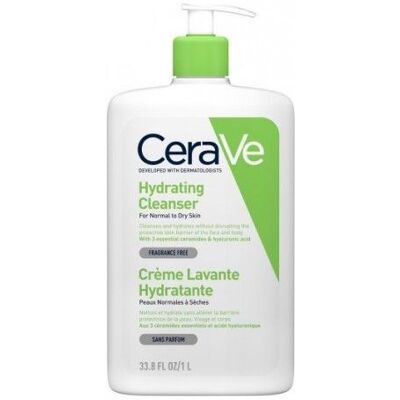CeraVe Feuchtigkeitsspendende Reinigungs-Lotion - Feuchtigkeitsspendender Reiniger für normale bis trockene Haut (1000ml) CeraVe Feuchtigkeitsspendende Reinigungs-Lotion - Feuchtigkeitsspendender Reiniger für normale bis trockene Haut (1000ml)