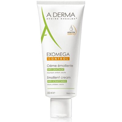 A-DERMA Exomega Control Anti-Irritation Emolliens Creme 200 ml A-DERMA Exomega Control Anti-Irritation Emolliens Creme 200 ml