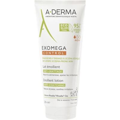 A-Derma Exomega Control Emollient Milk - Trockene Haut - 200ml A-Derma Exomega Control Emollient Milk - Trockene Haut - 200ml