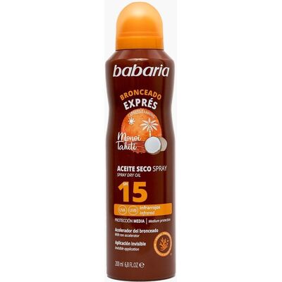 Babaria Trockenölnebel SPF 15 200 ml Babaria Trockenölnebel SPF 15 200 ml