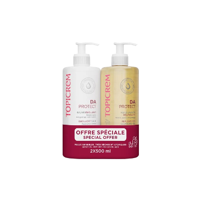 Topicrem Da Protect Emollient Balm 500 ml + Reinigungsgel 500 ml Topicrem Da Protect Emollient Balm 500 ml + Reinigungsgel 500 ml