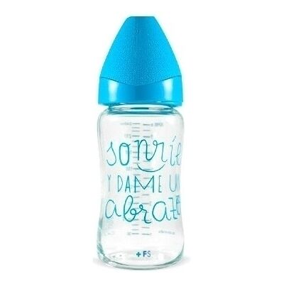 Suavinex Babyflasche mit 3-Stufen-Silikon-Schnuller - 240ml Suavinex Babyflasche mit 3-Stufen-Silikon-Schnuller - 240ml