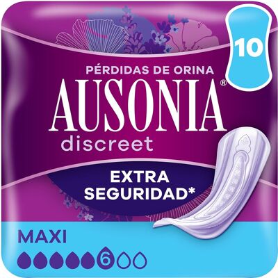 Ausonia Diskrete Maxi 10 Einheiten Ausonia Diskrete Maxi 10 Einheiten