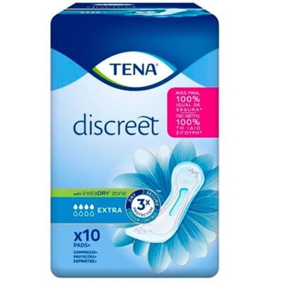 Tena Discreet Extra Inkontinenzeinlagen 10 Stück Tena Discreet Extra Inkontinenzeinlagen 10 Stück