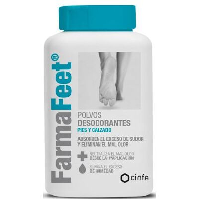 Farmafeet Modell - Fuß Deodorant Pulver Farmafeet Modell - Fuß Deodorant Pulver
