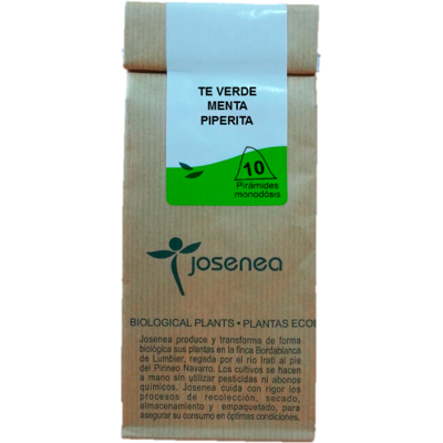Josenea Grüner Tee mit Pfefferminze Beutel zu 10 Briefumschläge Josenea Grüner Tee mit Pfefferminze Beutel zu 10 Briefumschläge
