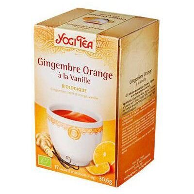 Yogi Tea Ingwer-Orange und Vanille 17 Bio-Beutel Yogi Tea Ingwer-Orange und Vanille 17 Bio-Beutel