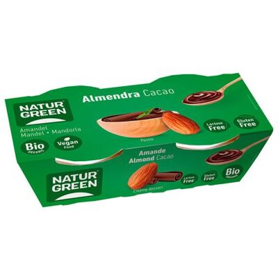 Naturgreen Mandel-Kakao-Dessert Bio 2 x 125 g 250 gr Naturgreen Mandel-Kakao-Dessert Bio 2 x 125 g 250 gr