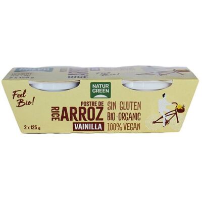 Naturgreen Bio Vanille-Reis-Pudding - Vegan 2x125g Naturgreen Bio Vanille-Reis-Pudding - Vegan 2x125g